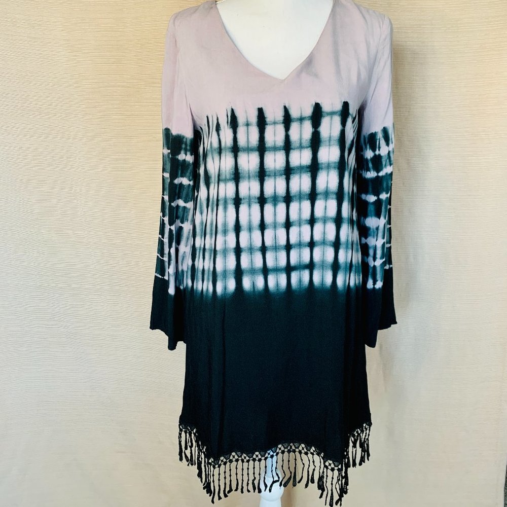 NWT Ya Green and Black TieDye Tunic/Dress